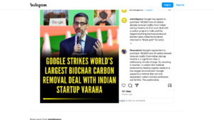 google inc and varaha agrees deal