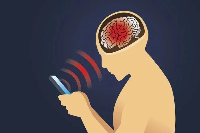 Cellphone-rays-hitting-the-brain