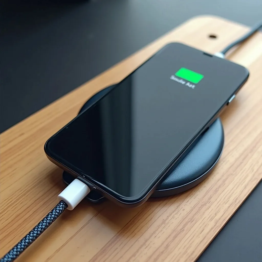 Portable charger view