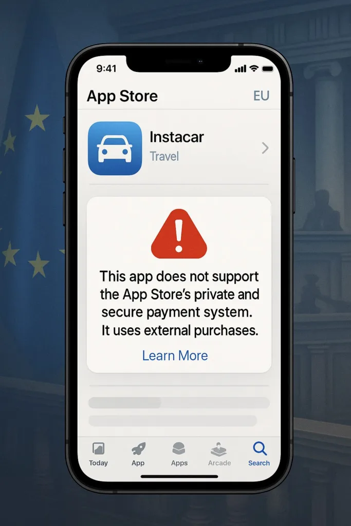Apple Payment Warnings