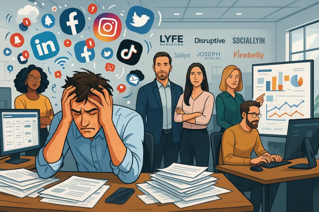Social media content agencies
