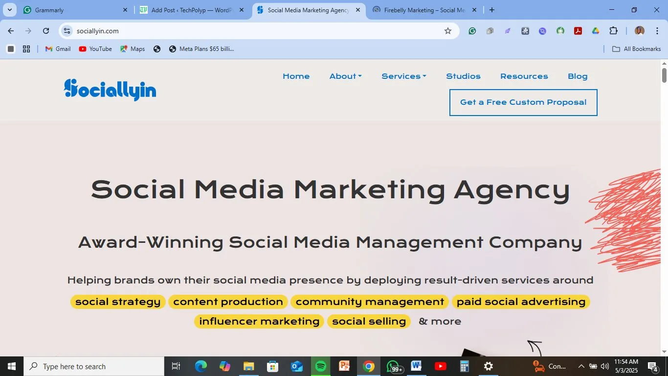 Sociallyin Marketing Agency