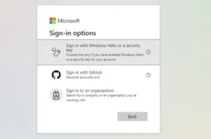 Sign In Options Microsoft Account