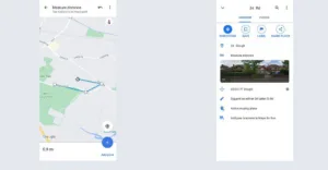 Google Maps Measure distance