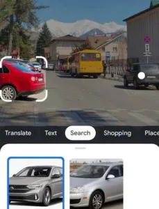 Google lens identifies carCredit: Techloy