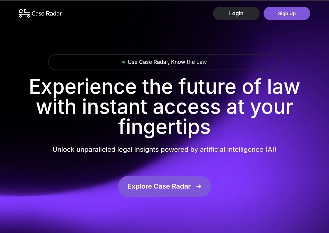Case Radar AI startup in Nigeria