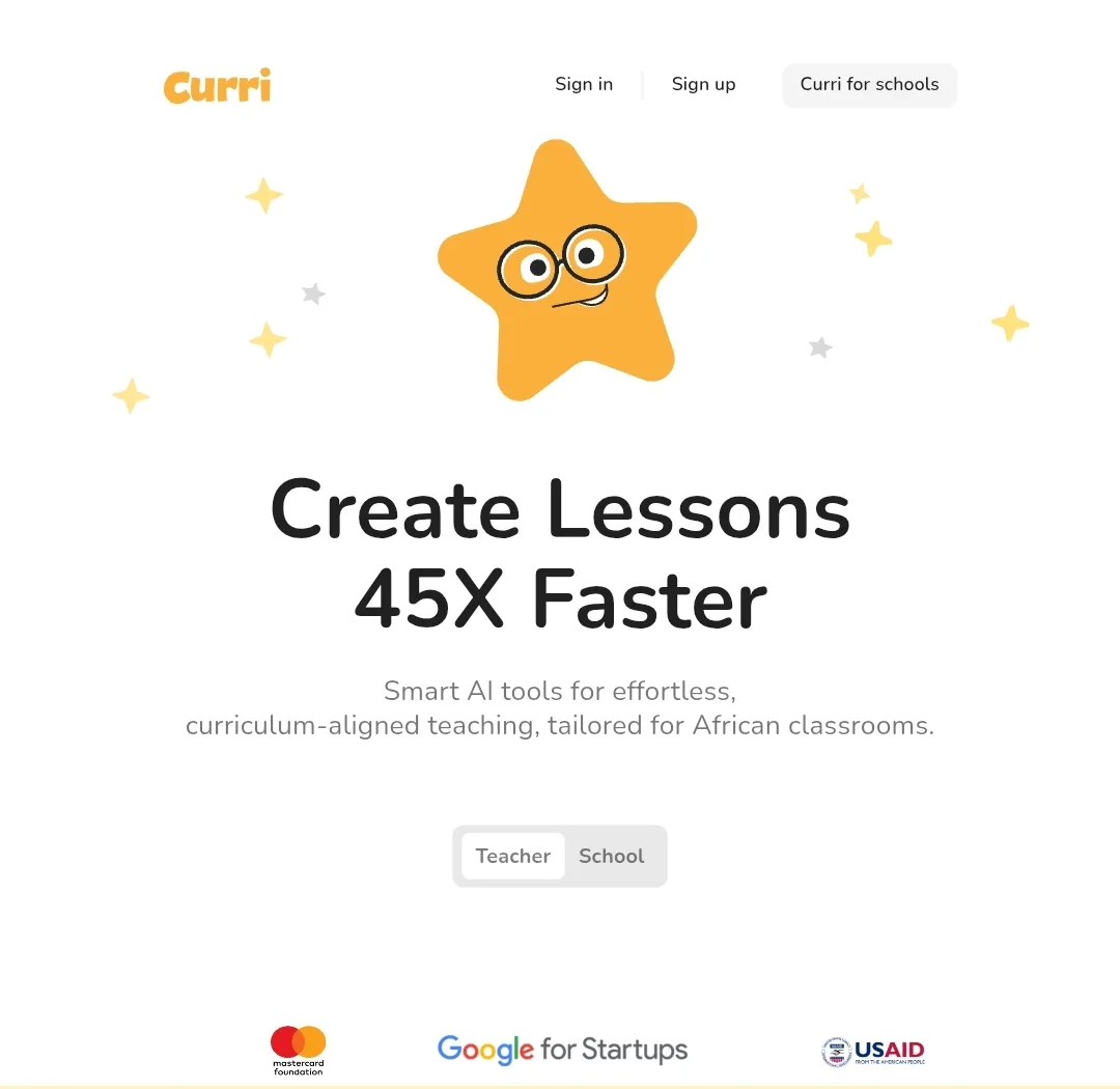 Curri AI EdTech startup