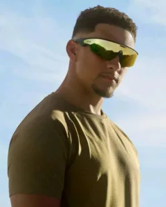 An Athlete wearing the Meta Vanguard GlassesImage credit: Instagram
