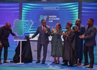 Nigeria Launches NAISH Accelerator and Scaling Hub for AI Minister of Communications, Innovation and Digital Economy, Dr Bosun Tijani and other dignitaries at the launching of the Nigeria AI Scaling Hub, NAISH Image source: (https://www.linkedin.com/posts/nigeria-ai-scaling-hub-naish_naish-saidchallenge-aifordevelopment-activity-7477262151360077824-PelP?utm_source=share&utm_medium=member_android&rcm=ACoAAEkg3p4Bp4pvtSgYfEJH83lhWsLaLOZdEhQ)
