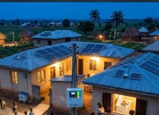 British International Investment Invests $7 Million to Scale Okra Solar’s Mesh-Grids Across Nigeria Mesh Grid in a remote Nigerian community