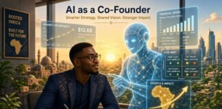 Why African Founders Need AI as a ‘Co-founder’, Not Just a Tool AI as a Co-founder Image credit: Grok