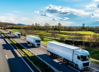 How NovaFleet Is Using AI to Digitise Fleet Operations Across Africa — An Interview with George Osodo Image of a fleet of trucks not directly connected to NovaFleet Image credit: Verilocation: https://verilocation.com/role/fleet-manager/